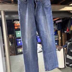 Vince Men's Straight Blue Jeans